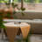 Simple solid wood coffee table-108918734