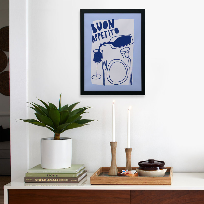Affiche encadrée Athenes Atelier Buon Appetito, H 16 po x l 12 po