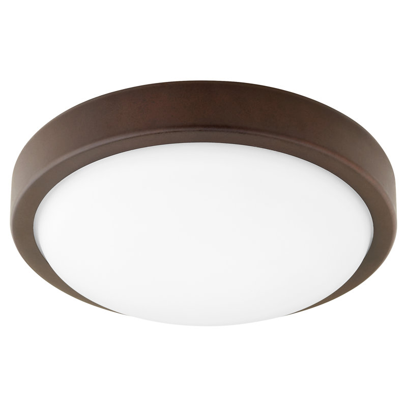 Ventilateur de plafond à 1 lumière 8,75, Bronze huilé