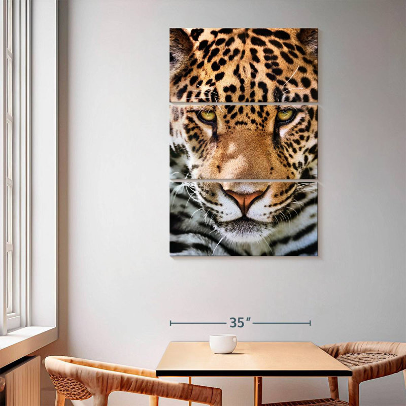 Jaguar froncé Brampt, H 65 po x l 42 po