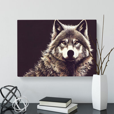 Effervescent Wolf - Wrapped Canvas