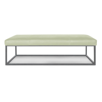 Morgan Leather Ottoman