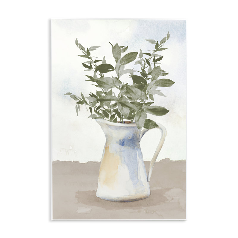 Plaque murale Eucalyptus Botanicals, design par Lanie Loreth, 19" H x 13" W