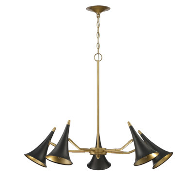 Clarion 5 - Light Dimmable Empire Chandelier