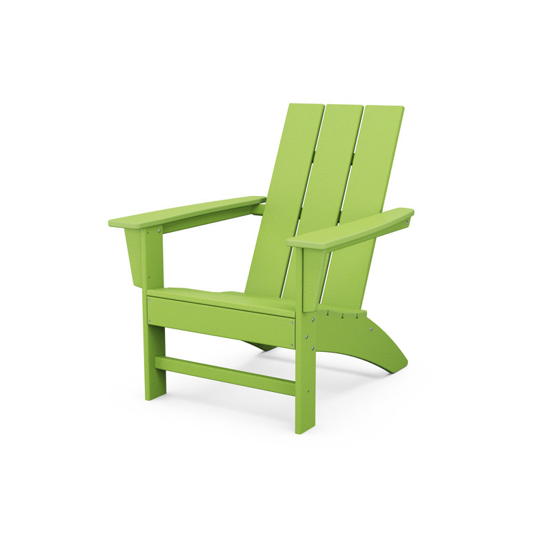Chaise Adirondack POLYWOOD x Sol 72 Jamarion, Limette