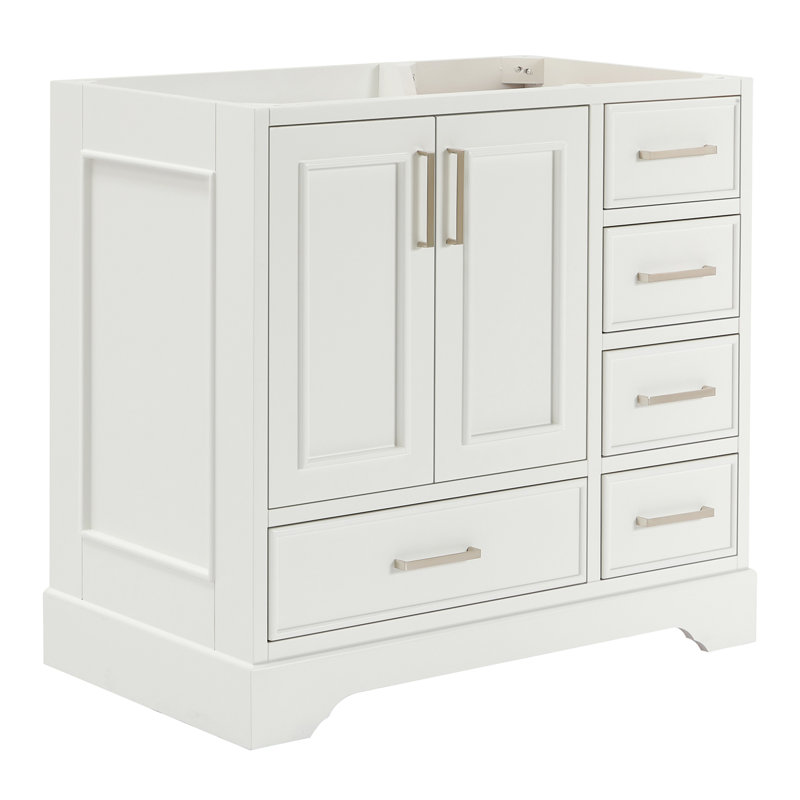 Peightyn 36.75'' Single Bathroom Vanity Base Only, White