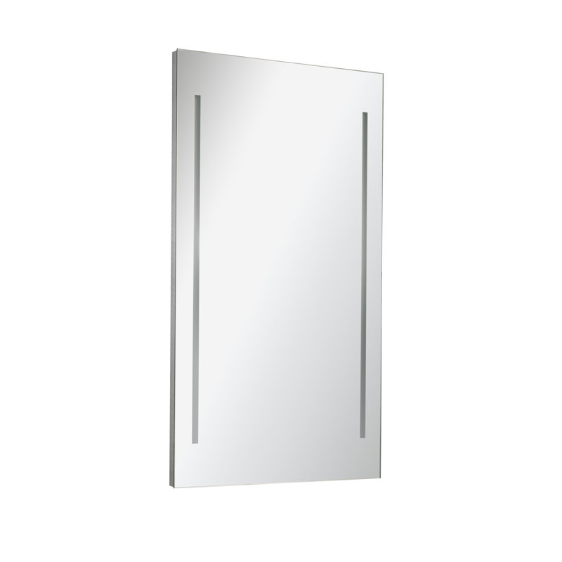 Luna Aluminium Flat Wall Mirror