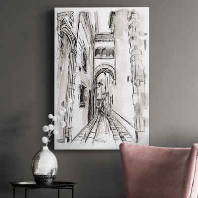 «Europe Street Sketches II», reproduction sur toile