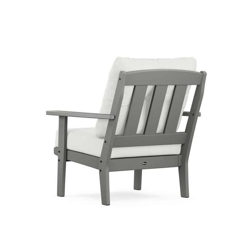 Lakeside Cape Cod Deep Seating Chair, Natural Linen Revolution® Microfiber, Stepping Stone