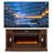 Aira 70" W Wood Fireplace TV Stand with Timer-404452562