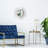 17.88"H Eparama Polished Metal Accent Lamp With Cream Fringe Shade