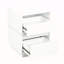 Rotatable Nightstand End Table, Bedside Table With 2 Drawers, 2 Drawer Dresser For Bedroom, Closet, Entryway, College Dorm-802782279