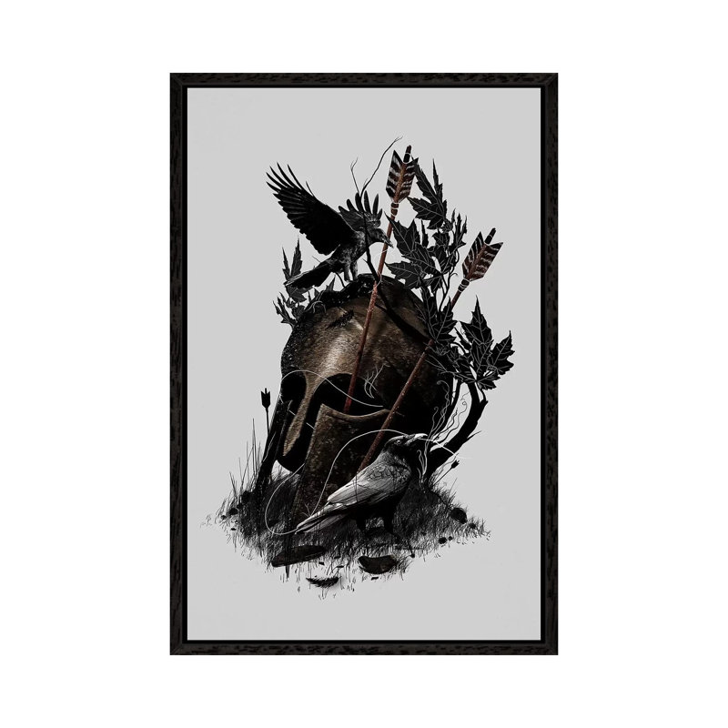 Legends Fall by Nicebleed - Print on Canvas, 101.6cm H x 66.04cm W x 3.81cm D, Black Framed