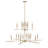 20 - Light Dimmable Tiered Chandelier