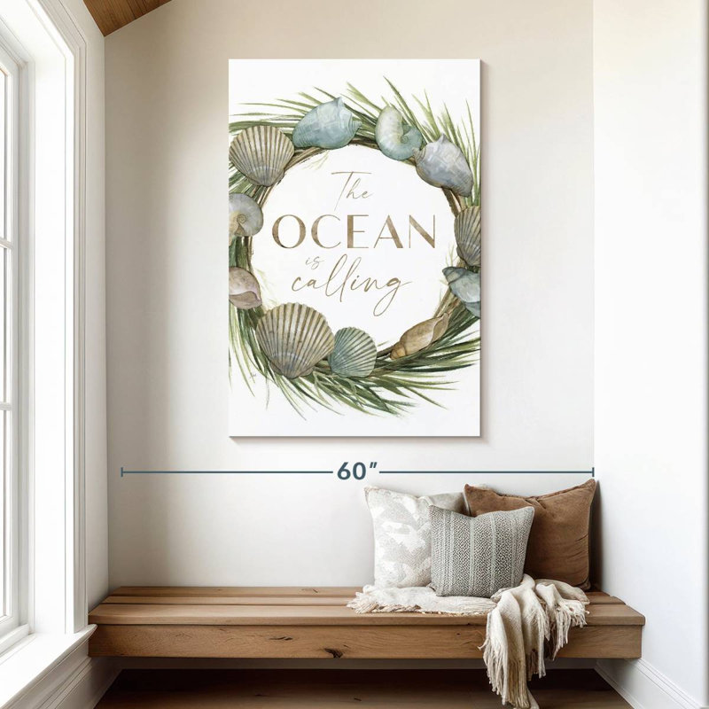 Couronne Tergel The Ocean Calling, H 48 po x l 32 po