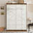 Queen Size Murphy Wall Bed With LED Lights, No Box Spring Needed, For Home Office-801577386
