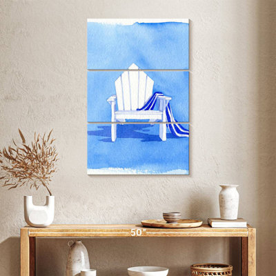 Chaise bleue Gillard