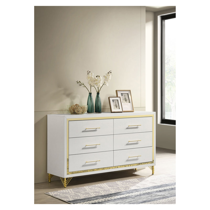 Commode de chambre 6 tiroirs Chesney