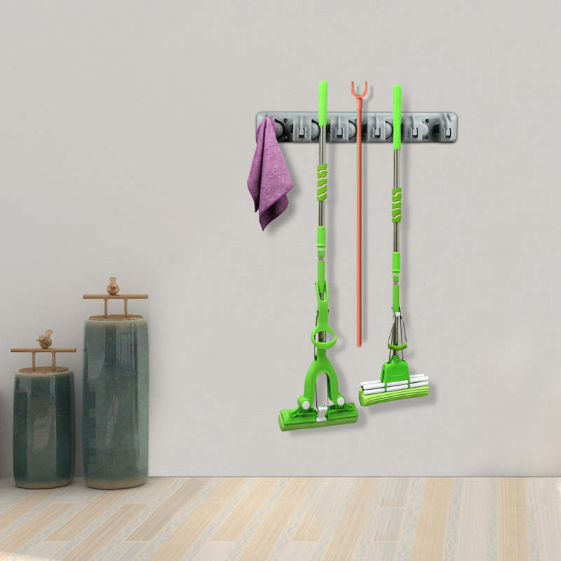 5-Position Mop Holder Wall Mount