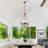 5-light Dimmable Iron Chandelier