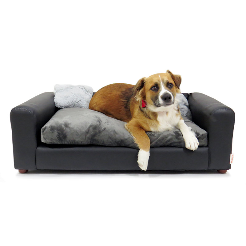 Orthopedic Memory Foam Pet Bed, Large (40" W x 23" D x 13" H), Charcoal