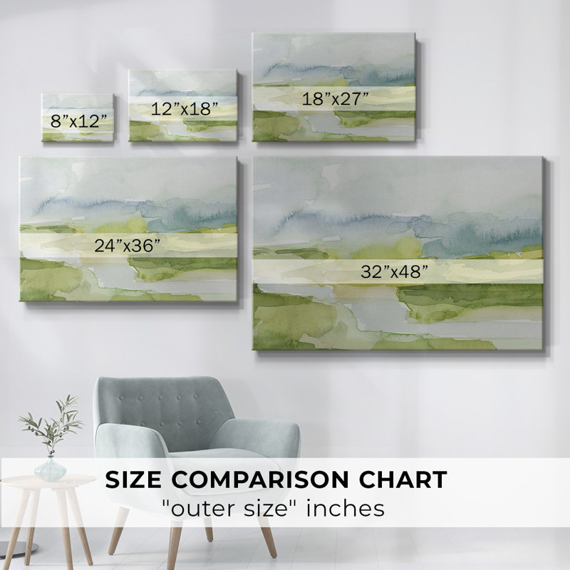Toile tendue Watery Lowlands I-Gallery, H 18 po x l 27 po