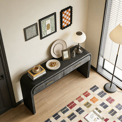 Console Table with Open Style, Two Top Drawers