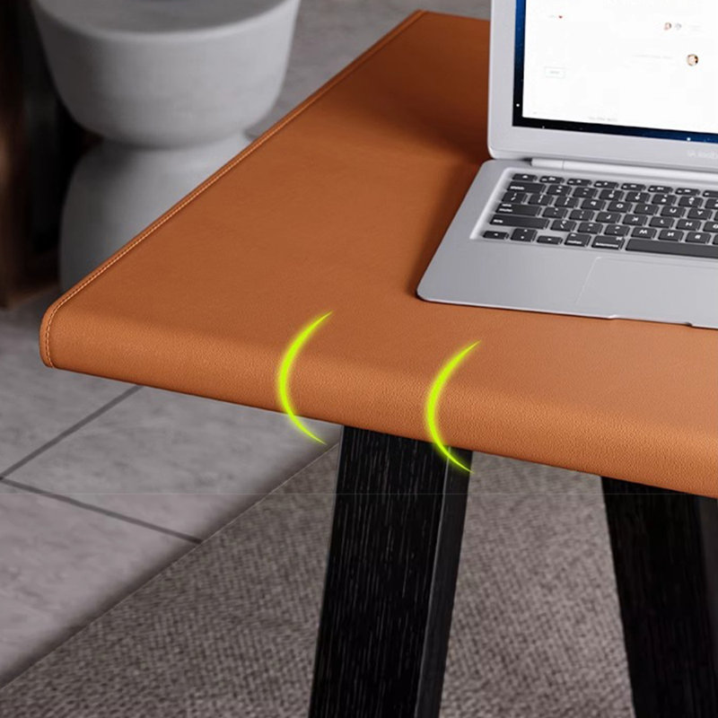 Bureau à forme libre Maksimas, H 29,53 po x l 55,12 po x P 27,56 po, Orange