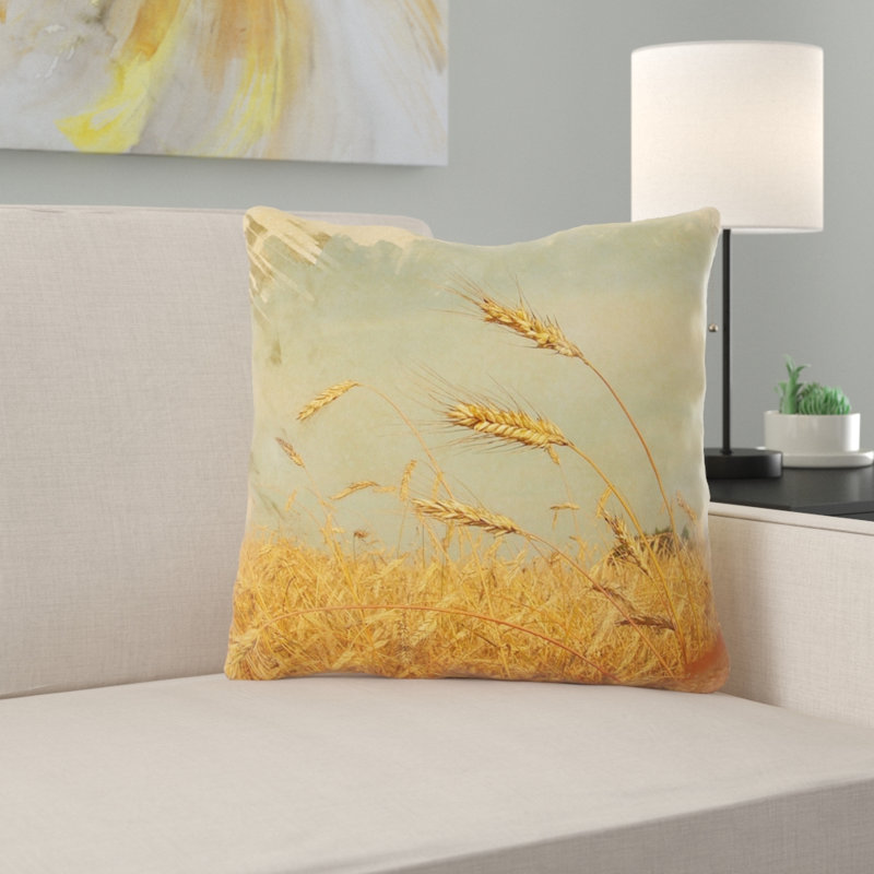 Outdoor Reversible Throw Pillow, Microsuede, Indoor