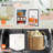 VEVOR 0.35 Cubic Feet Countertop Mini Fridge