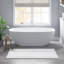 1 tapis de bain réversible 100% coton touffeté 3000 g / m² blanc-1898475205-1898475214