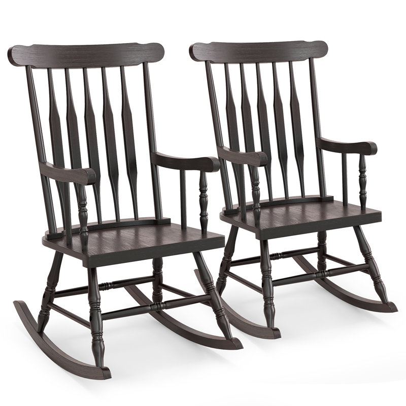 Chaise berçante Remie, Café