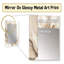 Simple fleur beige III - miroir décoratif floral, miroir mural traditionnel, impression d'art en métal-1903042909