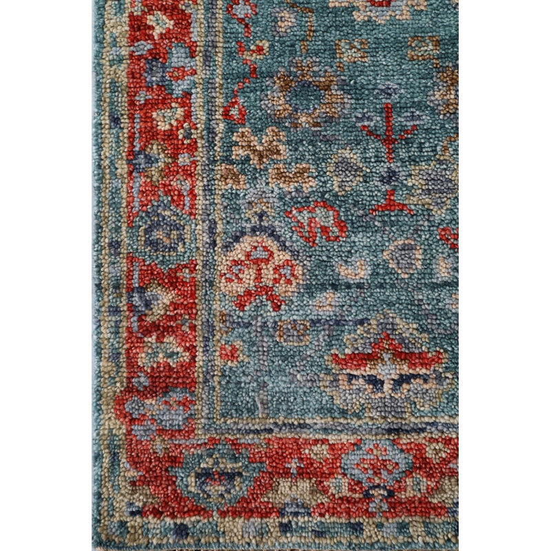 Oriental Area Rug in Green