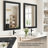 Rectangular Decorative Wall Mirror With Statement Deep Frame, HD Tempered Glass Vanity Mirror For Bathroom, Entryway, Or Bedroom-872761204-872761206
