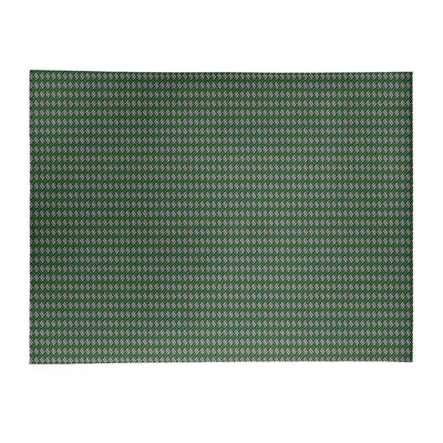 Tapis bleu/blanc à rayures classic