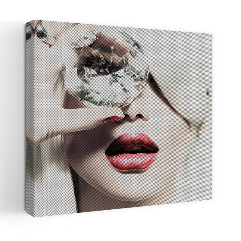 Diamonds Are Forever, art contemporain, H 18 po x l 18 po