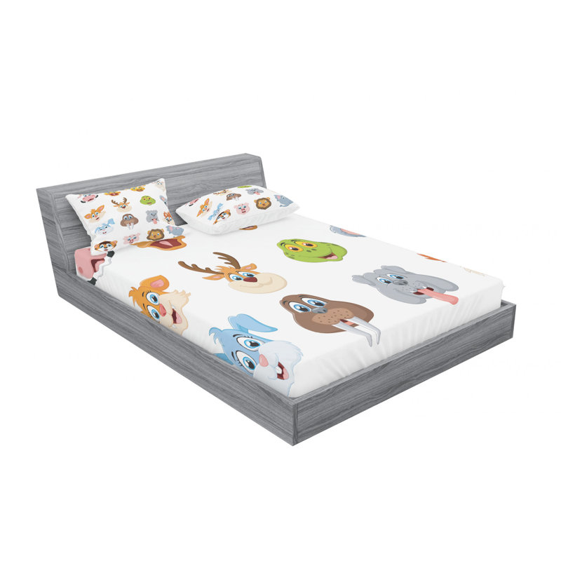 Microfiber Sheet Set, Full Sheet Set with Fitted Sheet