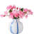 Blue and White Striped Vase