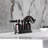 Kingston Brass Kaiser Two-Handle 3-Hole Deck Mount 4" Centerset Bathroom Faucet with Plastic Pop-Up-25314173