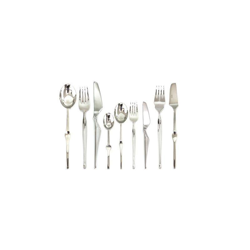 Ensemble de couverts ergonomica avec couteaux H / H - 54 pièces - Acier inoxydable