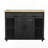 Kitchen Island with Extendable Table Storage Drawers and Power Outlet