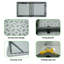 Table pliante en plastique 48 po 48 po