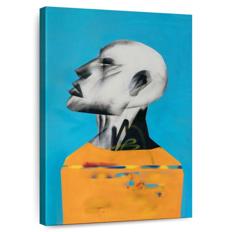 Leisha Yellow Portrait, 39" H x 26" W