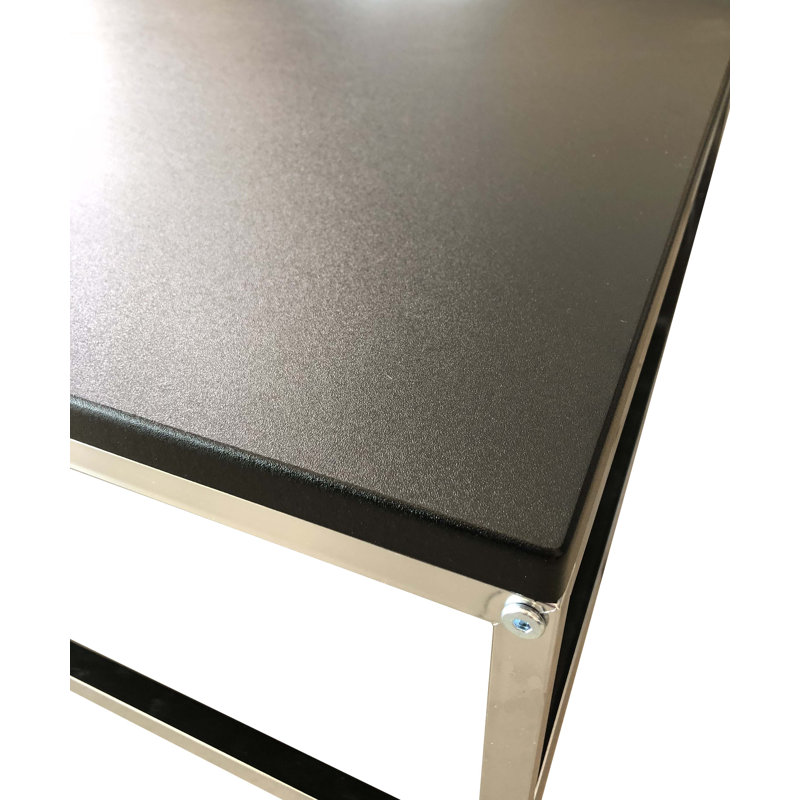 Edwina Sled Coffee Table, Black