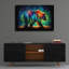 Art mural en verre épique «Vibrant Bear 2» par Rey Klimt, 36 po x 24 po-117460954