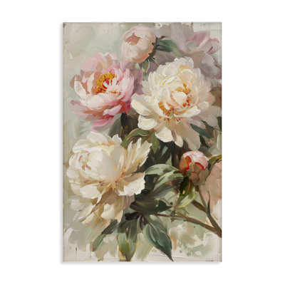  Art mural sur toile Spring Spring Peony par LSR Design Studio