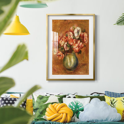 Motif floral rétro CCLXVI - impression encadrée