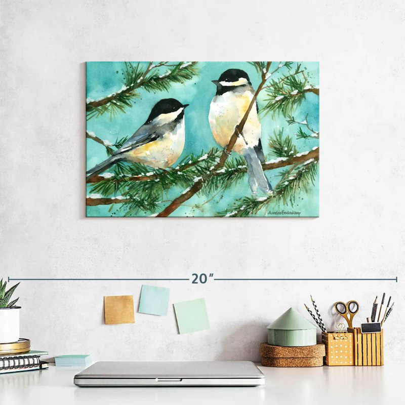 Chickadee Chat, 8" H x 12" W