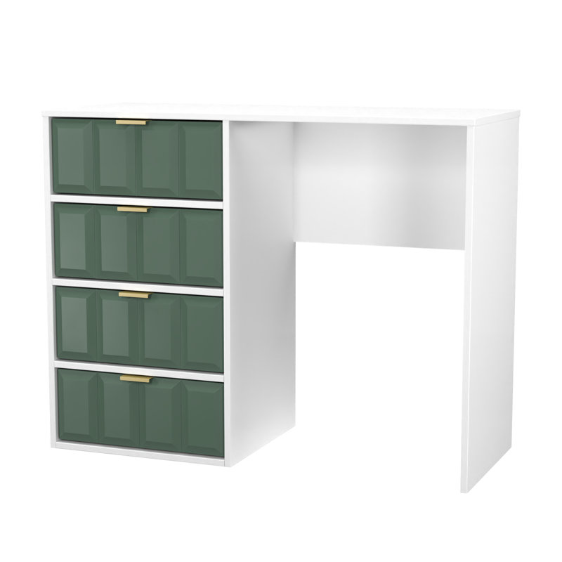 Allem Dressing Table, Labrador Green/White